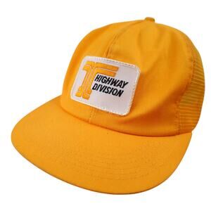 Vintage Highway Division Patch Mesh Snapback Trucker Hat
